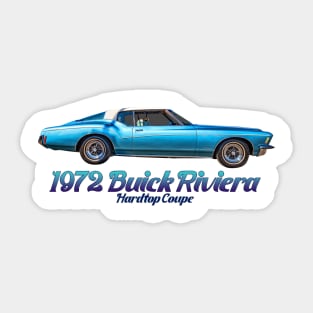 1972 Buick Riviera Hardtop Coupe Sticker